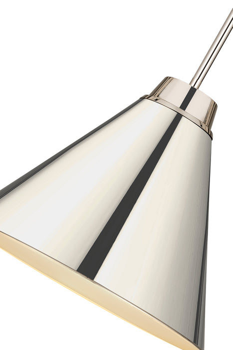 Z-Lite 6011P18-PN One Light Pendant, Polished Nickel