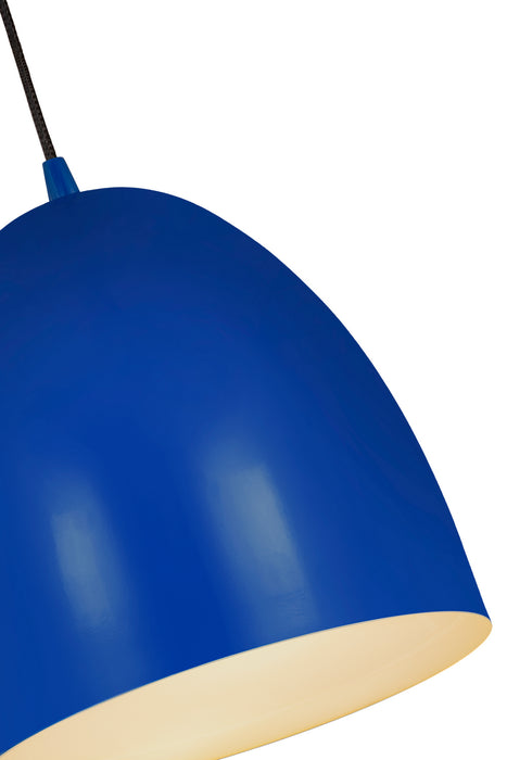 Z-Lite 6012P12-BLU One Light Pendant, Blue