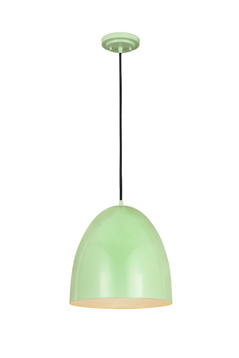 Z-Lite 6012P12-MIN One Light Pendant, Mint