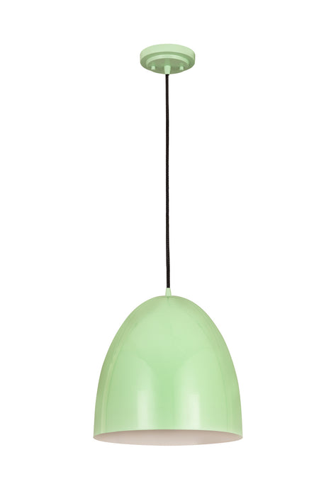 Z-Lite 6012P12-MIN One Light Pendant, Mint