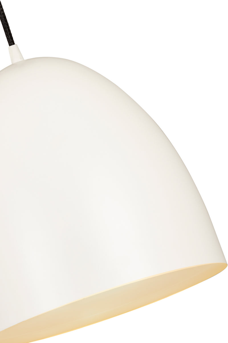 Z-Lite 6012P12-SWH One Light Pendant, Satin White