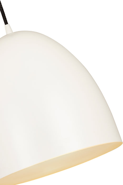 Z-Lite 6012P12-SWH One Light Pendant, Satin White