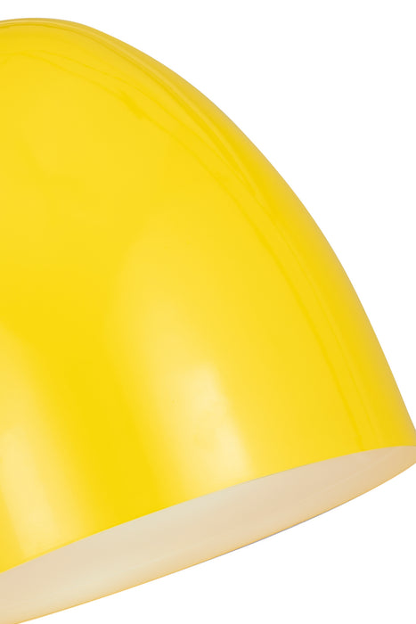 Z-Lite 6012P12-YEL One Light Pendant, Yellow