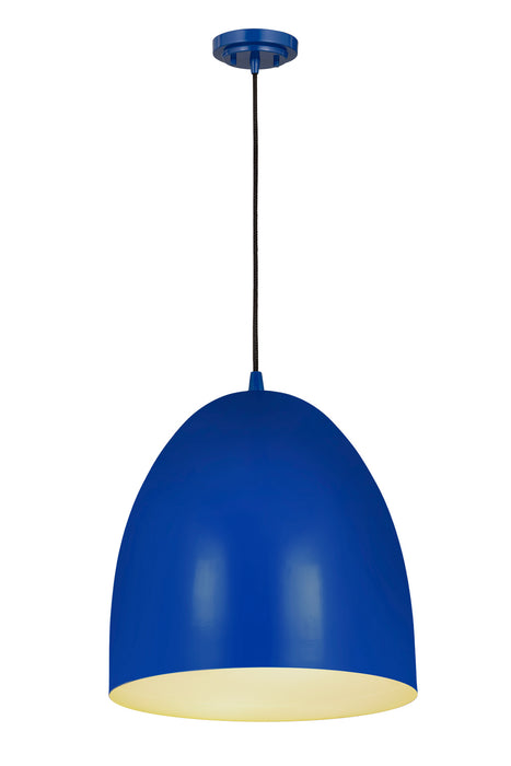 Z-Lite 6012P19-BLU Three Light Pendant, Blue
