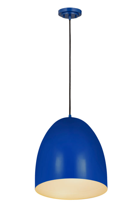 Z-Lite 6012P19-BLU Three Light Pendant, Blue