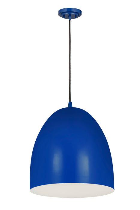 Z-Lite 6012P19-BLU Three Light Pendant, Blue