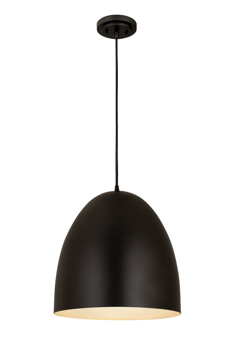 Z-Lite 6012P19-SBK Three Light Pendant, Satin Black