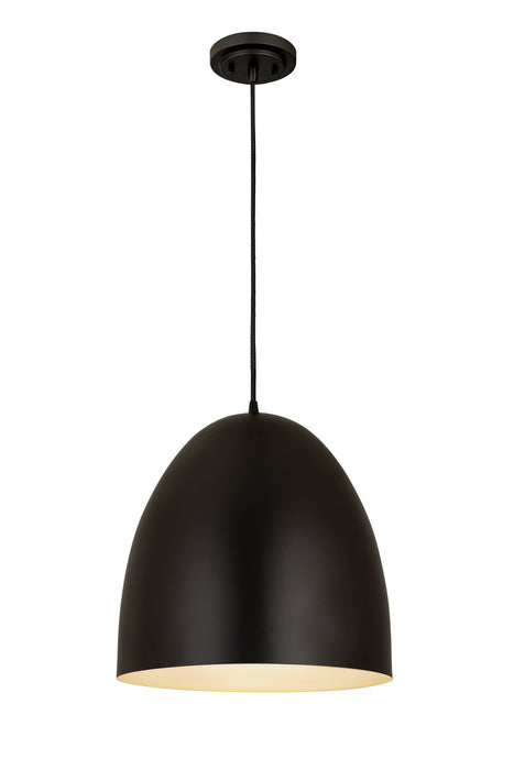 Z-Lite 6012P19-SBK Three Light Pendant, Satin Black