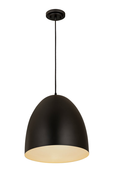 Z-Lite 6012P19-SBK Three Light Pendant, Satin Black