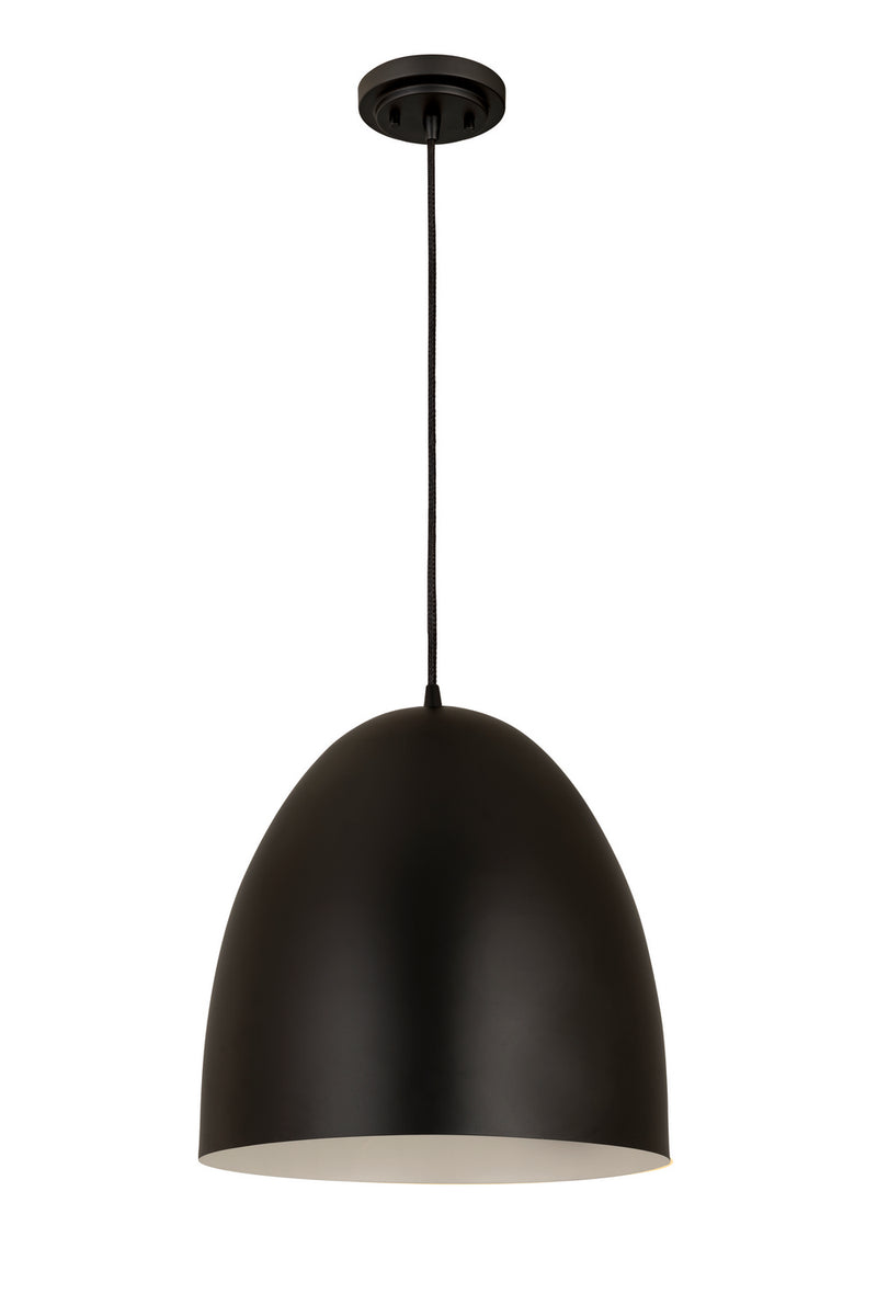 Z-Lite 6012P19-SBK Three Light Pendant, Satin Black