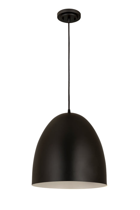 Z-Lite 6012P19-SBK Three Light Pendant, Satin Black