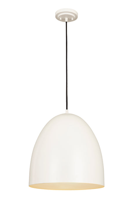 Z-Lite 6012P19-SWH Three Light Pendant, Satin White