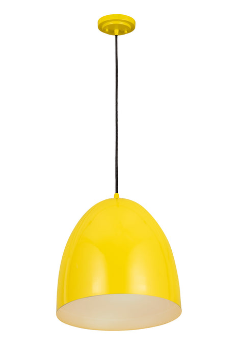 Z-Lite 6012P19-YEL Three Light Pendant, Yellow