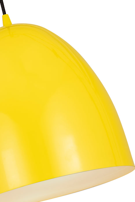 Z-Lite 6012P19-YEL Three Light Pendant, Yellow