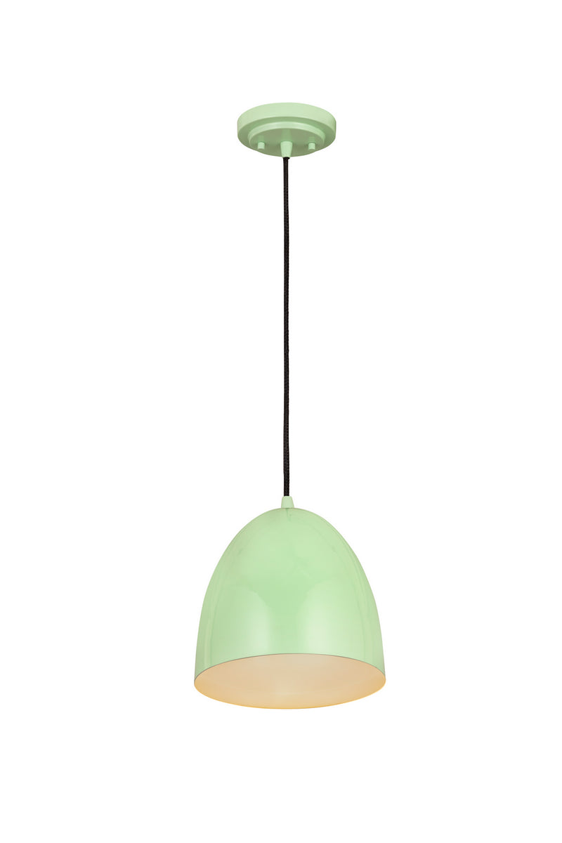 Z-Lite 6012P9-MIN One Light Pendant, Mint