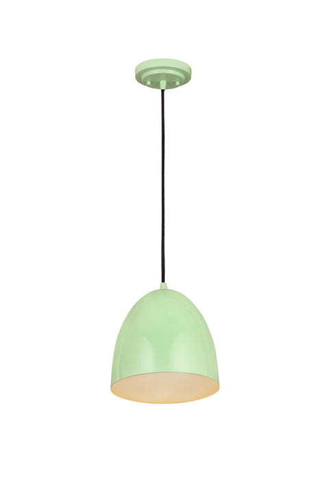 Z-Lite 6012P9-MIN One Light Pendant, Mint