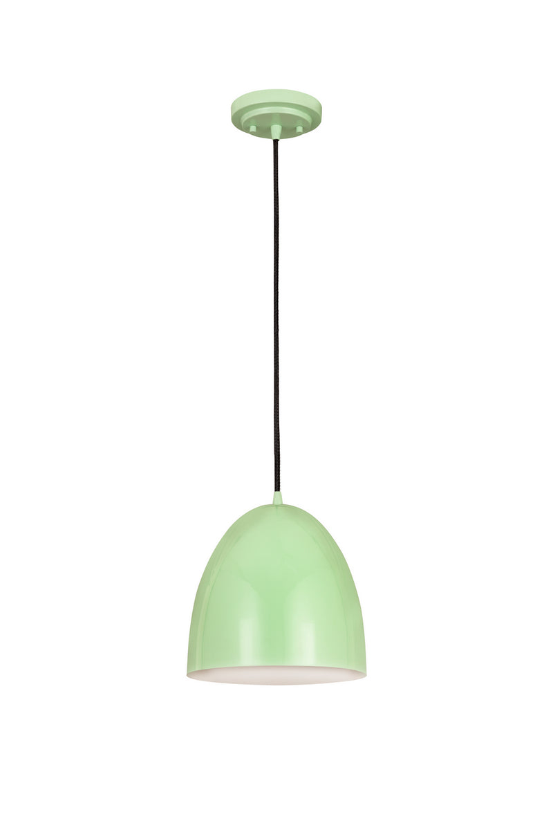 Z-Lite 6012P9-MIN One Light Pendant, Mint