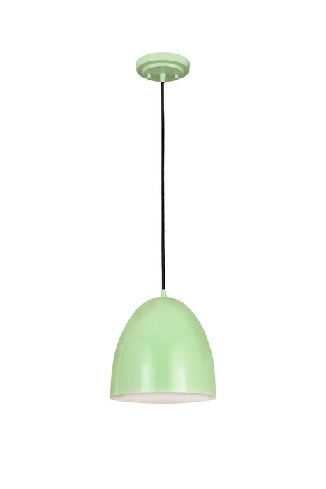 Z-Lite 6012P9-MIN One Light Pendant, Mint