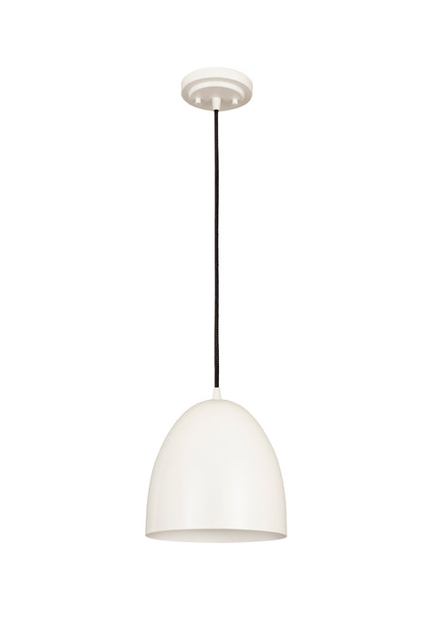 Z-Lite 6012P9-SWH One Light Pendant, Satin White
