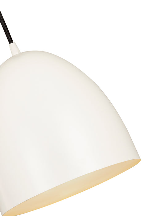 Z-Lite 6012P9-SWH One Light Pendant, Satin White