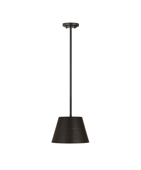 Z-Lite 6013-12MB One Light Pendant, Matte Black