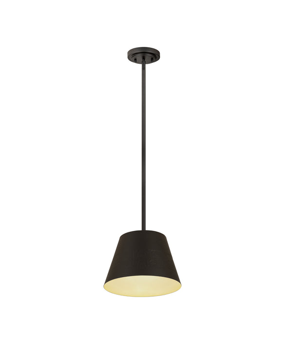 Z-Lite 6013-12MB One Light Pendant, Matte Black