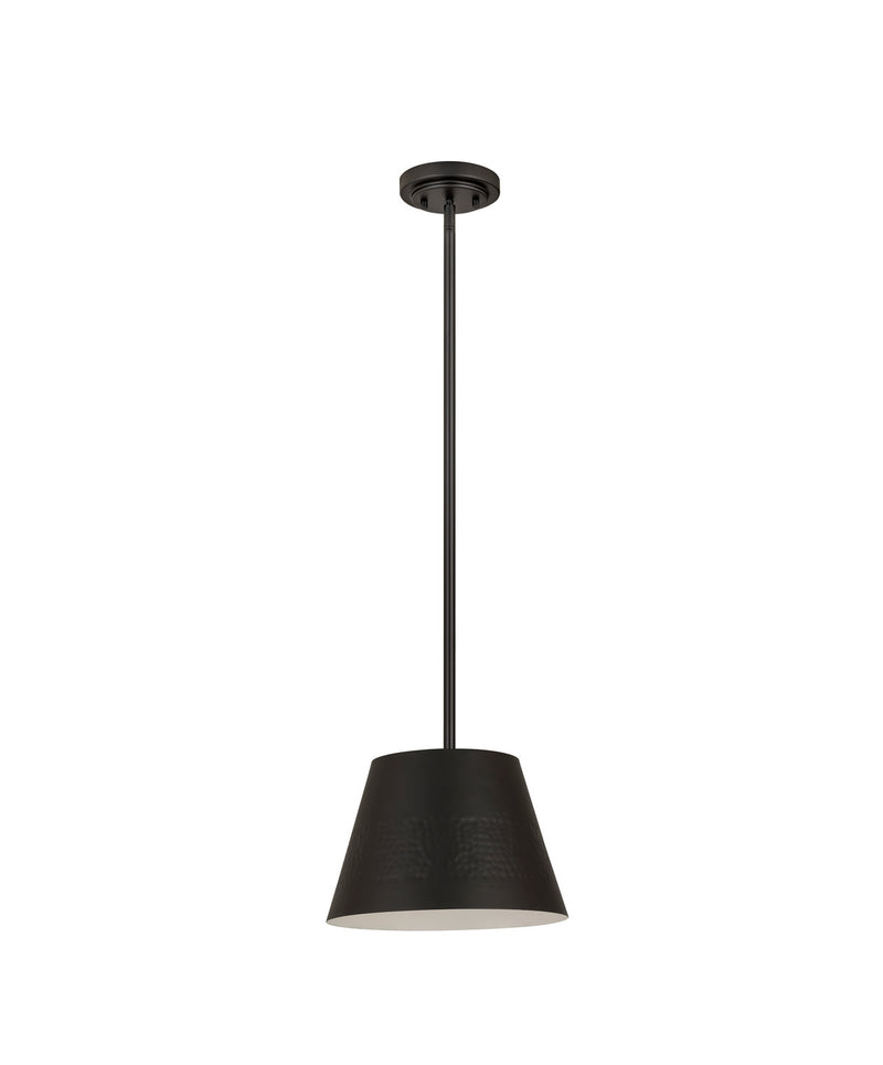 Z-Lite 6013-12MB One Light Pendant, Matte Black