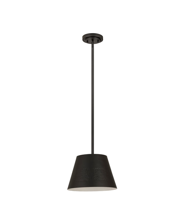 Z-Lite 6013-12MB One Light Pendant, Matte Black