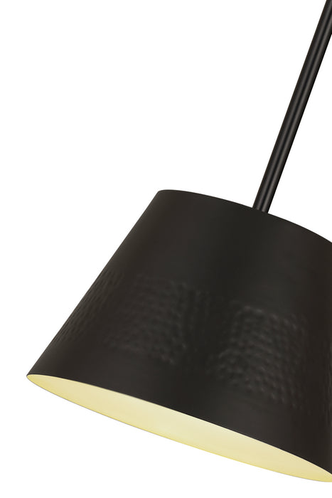 Z-Lite 6013-12MB One Light Pendant, Matte Black