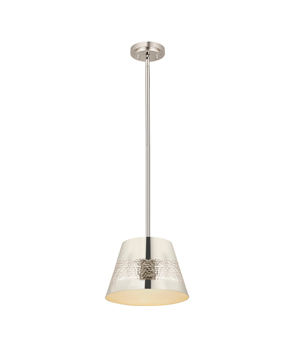 Z-Lite 6013-12PN One Light Pendant, Polished Nickel