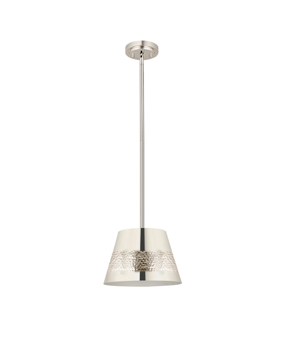 Z-Lite 6013-12PN One Light Pendant, Polished Nickel