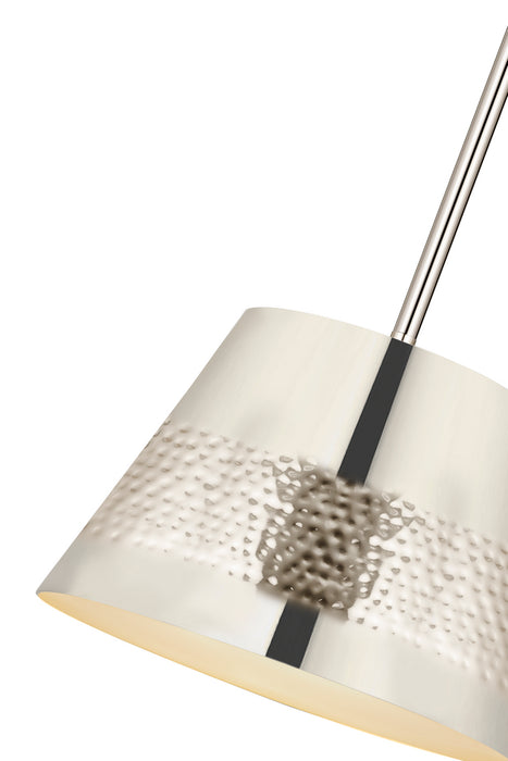 Z-Lite 6013-12PN One Light Pendant, Polished Nickel