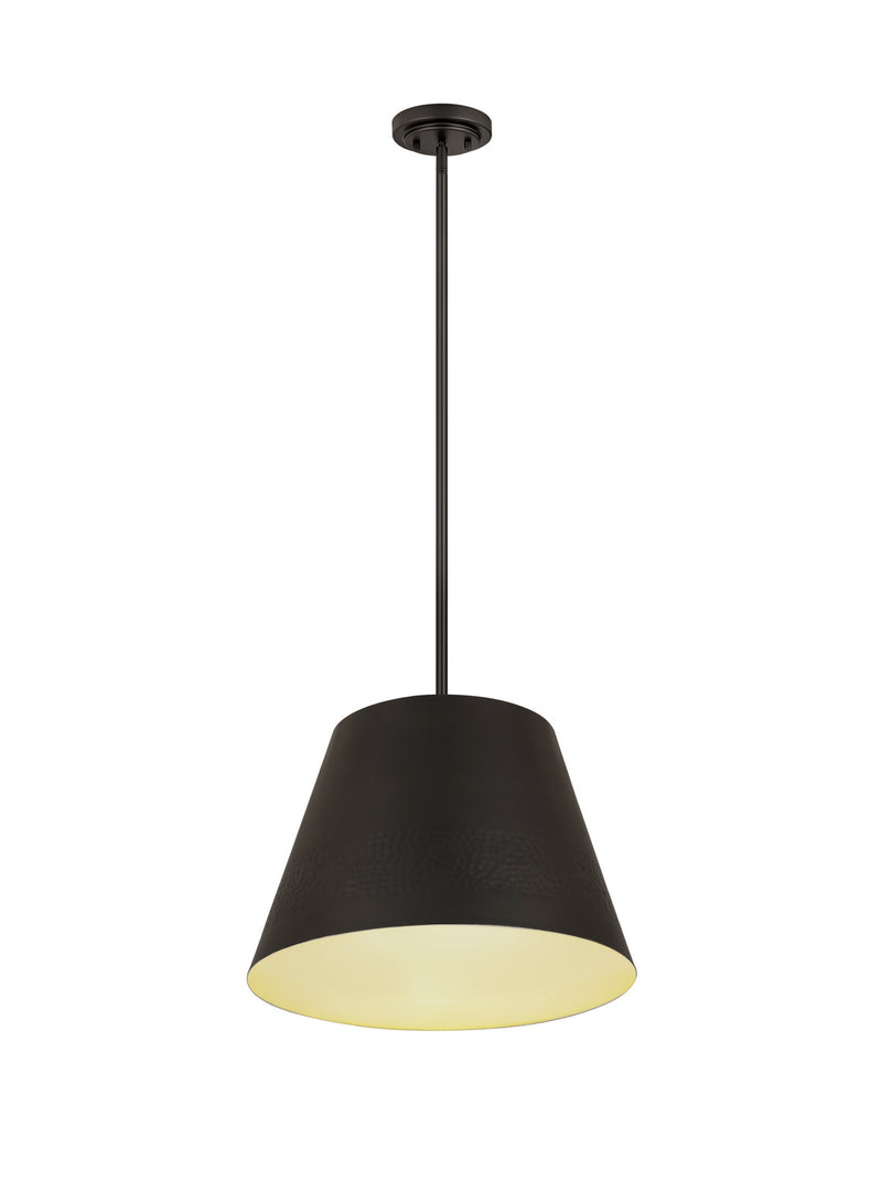 Z-Lite 6013-18MB One Light Chandelier, Matte Black