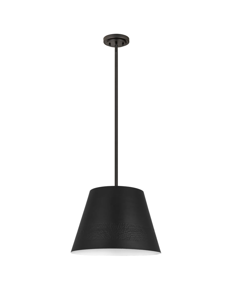 Z-Lite 6013-18MB One Light Chandelier, Matte Black