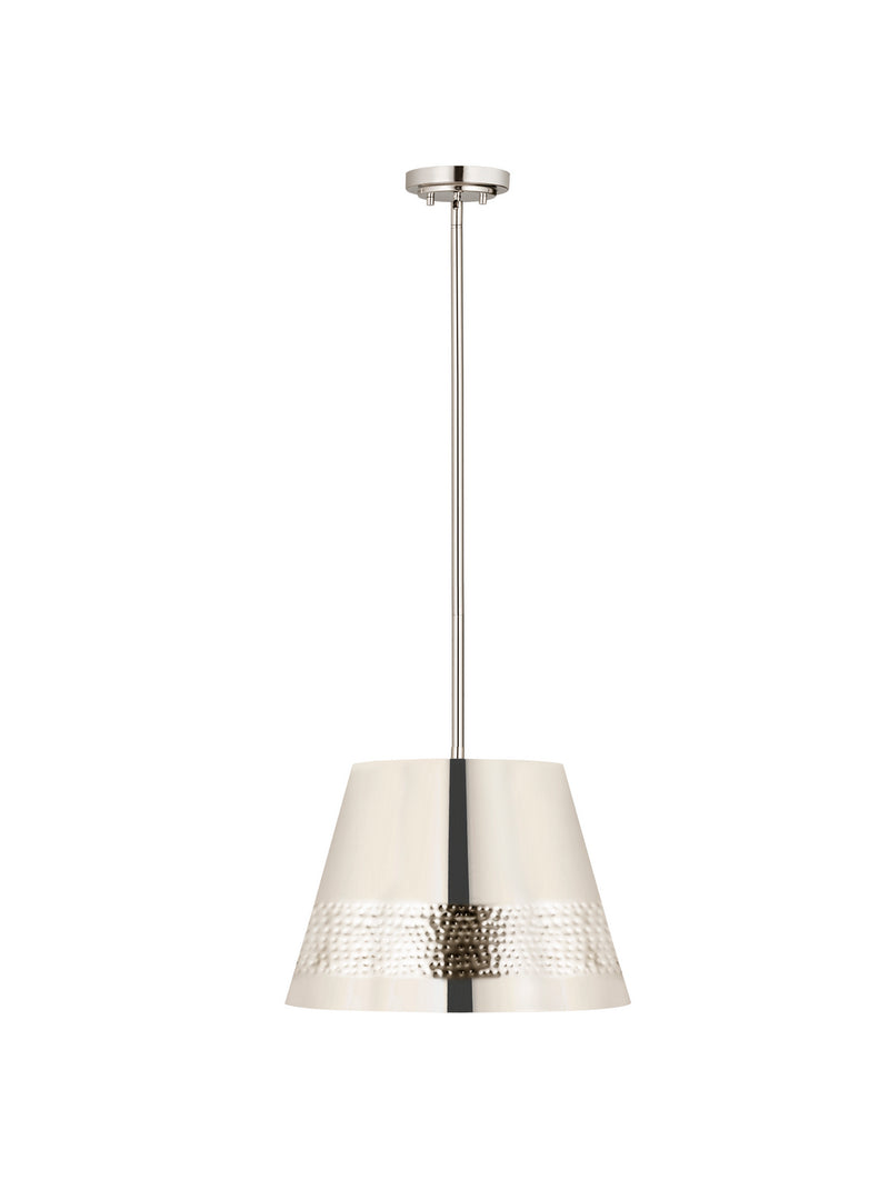 Z-Lite 6013-18PN One Light Chandelier, Polished Nickel