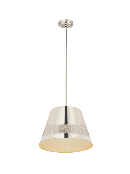 Z-Lite 6013-18PN One Light Chandelier, Polished Nickel