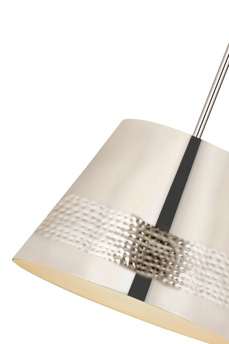 Z-Lite 6013-18PN One Light Chandelier, Polished Nickel