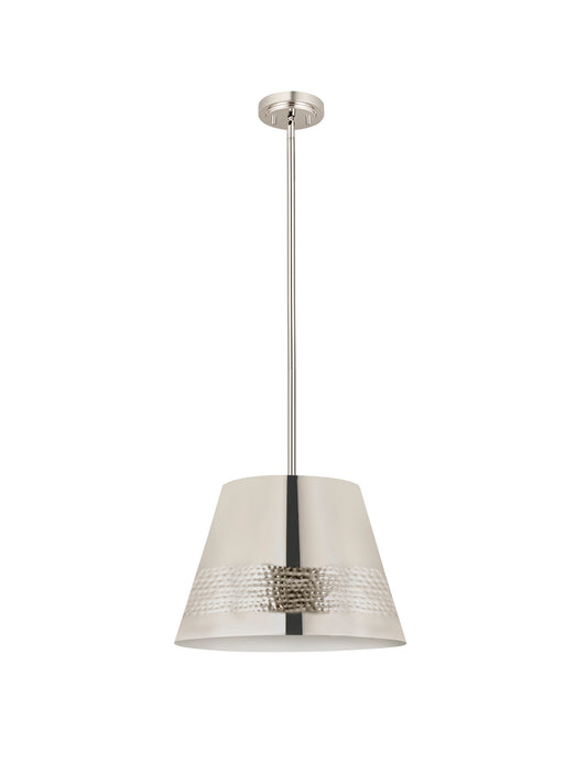 Z-Lite 6013-18PN One Light Chandelier, Polished Nickel