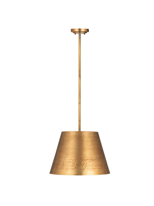 Z-Lite 6013-18RB One Light Chandelier, Rubbed Brass