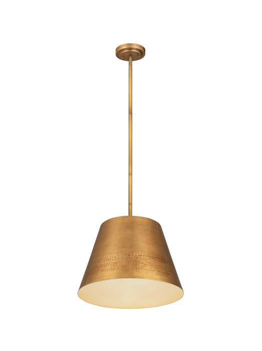 Z-Lite 6013-18RB One Light Chandelier, Rubbed Brass