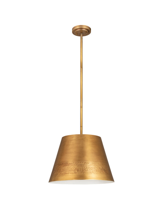 Z-Lite 6013-18RB One Light Chandelier, Rubbed Brass