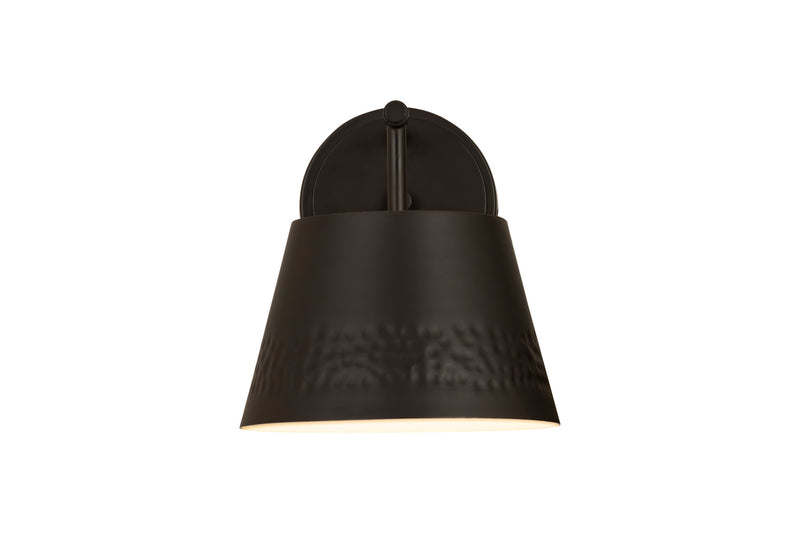 Z-Lite 6013-1S-MB One Light Wall Sconce, Matte Black