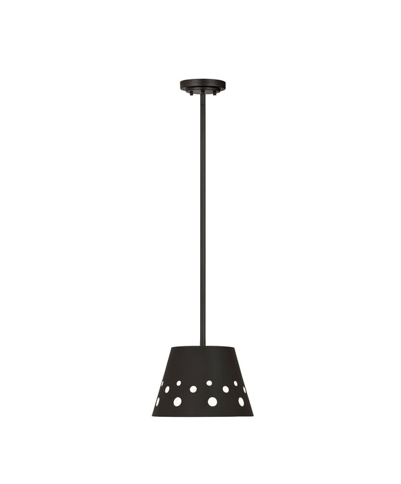 Z-Lite 6014-12MB One Light Pendant, Matte Black