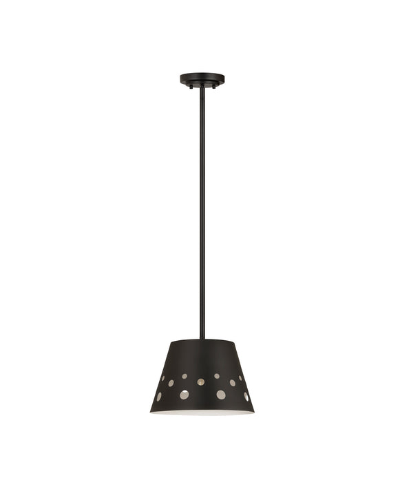 Z-Lite 6014-12MB One Light Pendant, Matte Black