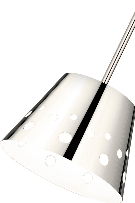 Z-Lite 6014-12PN One Light Pendant, Polished Nickel