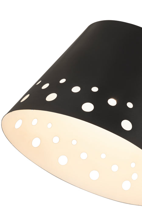 Z-Lite 6014-18MB One Light Chandelier, Matte Black