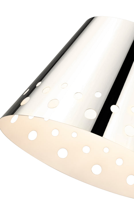 Z-Lite 6014-18PN One Light Chandelier, Polished Nickel