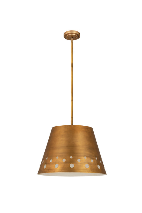 Z-Lite 6014-18RB One Light Chandelier, Rubbed Brass