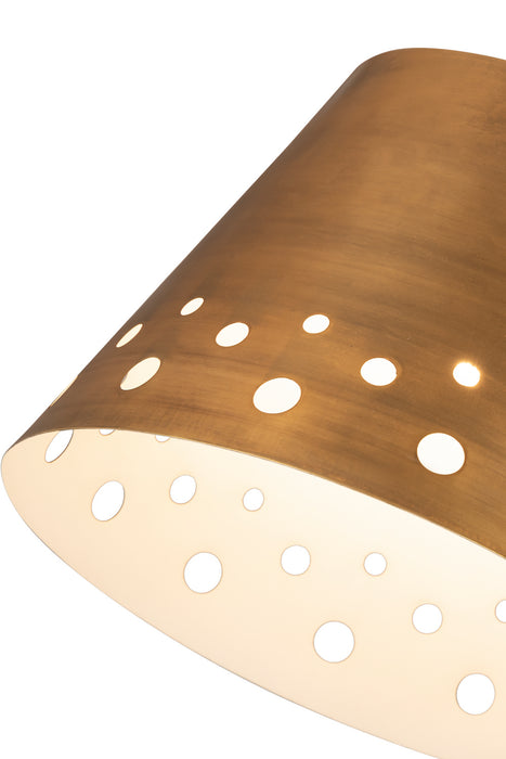 Z-Lite 6014-18RB One Light Chandelier, Rubbed Brass