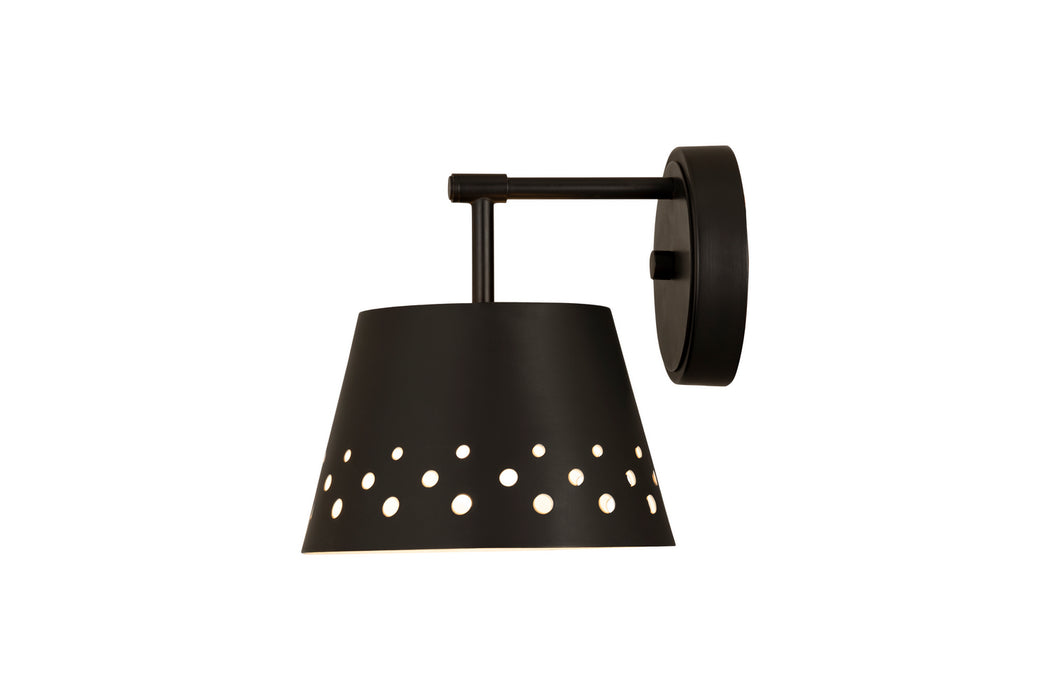 Z-Lite 6014-1S-MB One Light Wall Sconce, Matte Black